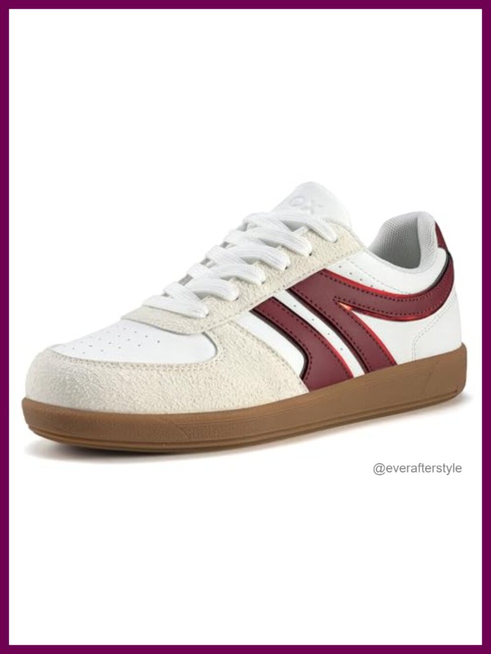 Women's Leather Suede Sneakers Zero Drop Rubber Sole Lace Up Walking Shoes